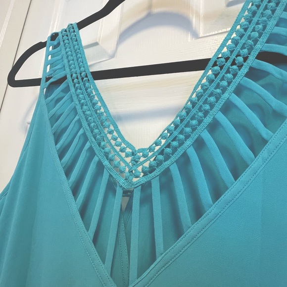 Naked Zebra Turquoise Romper - Picture 4 of 4